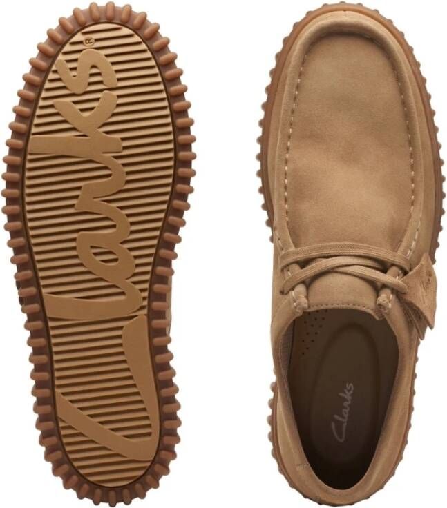 Clarks Bruine Vrijetijdssneakers Brown Heren