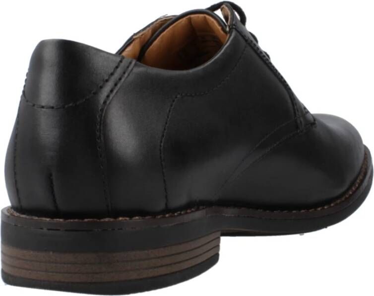 Clarks Business Shoes Black Heren