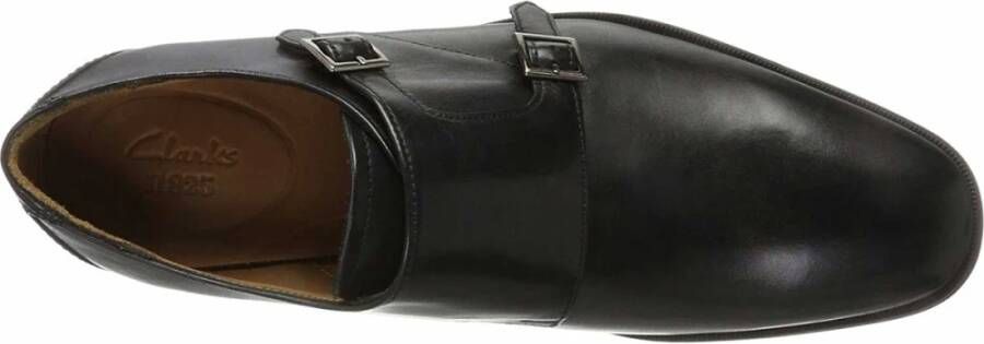 Clarks Casual Veterschoen in Zwart