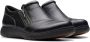 Clarks Comfortabele leren loafer in zwart Black Dames - Thumbnail 4
