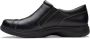 Clarks Comfortabele leren loafer in zwart Black Dames - Thumbnail 7
