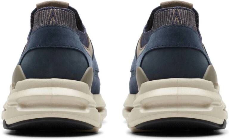 Clarks Comfortabele wandelsneaker Blauw Blue Heren