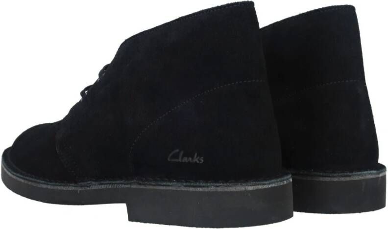 Clarks Comfortabele Zwarte Desertboot Evo Heren Veterboot Zwart Heren