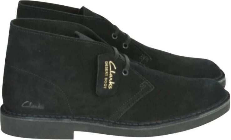 Clarks Desert Boot Evo Suède Herenschoen Black Heren