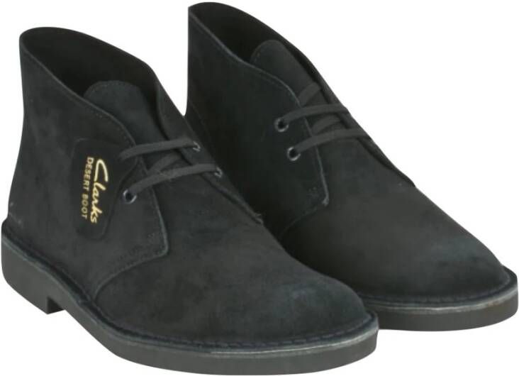 Clarks Desert Boot Evo Suède Herenschoen Black Heren