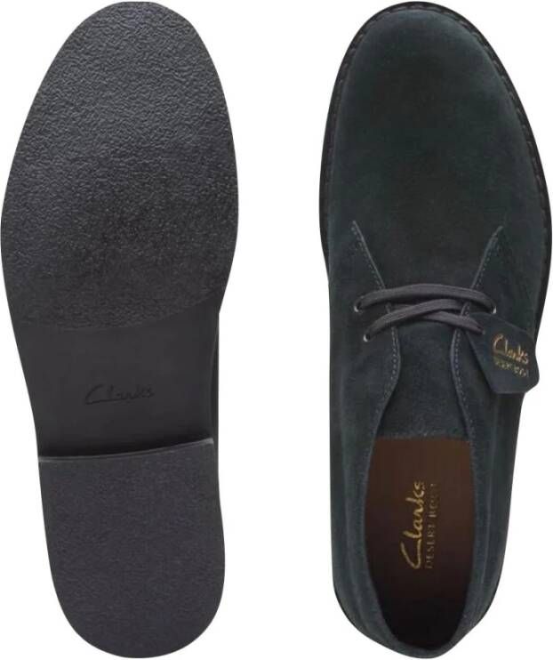 Clarks Desert Boot Evo Suède Herenschoen Black Heren