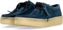 Clarks Diepblauwe Mocassin Lifestyle Schoen Blue Heren - Thumbnail 3
