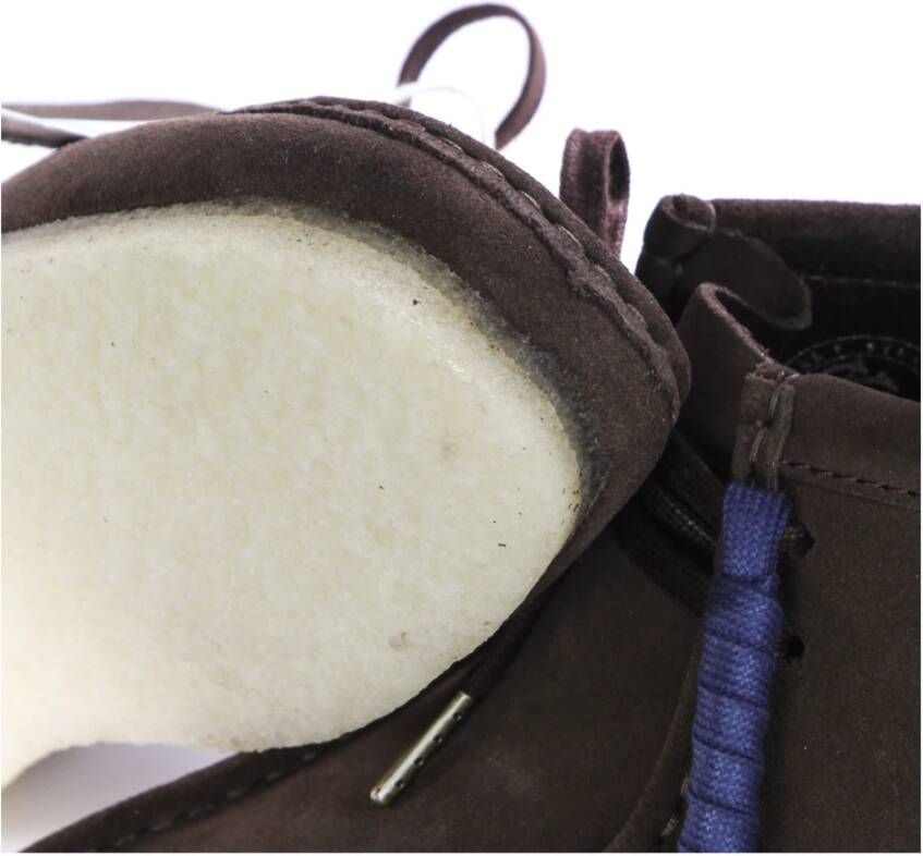 Clarks Donkerbruine Suède Heren Mocassin Schoen Brown Heren