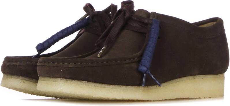 Clarks Donkerbruine Suède Heren Mocassin Schoen Brown Heren