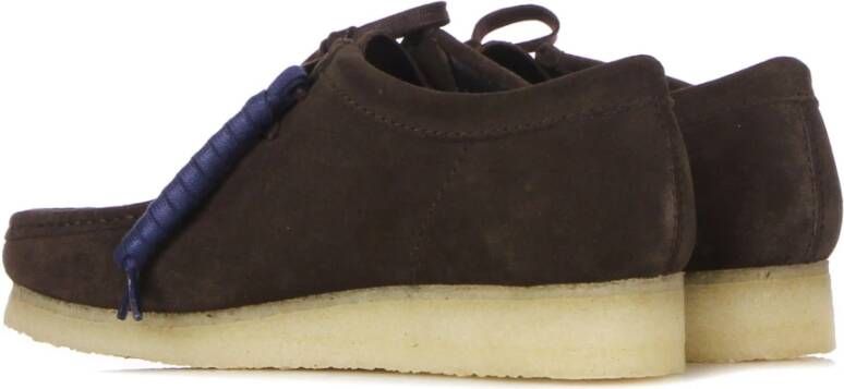 Clarks Donkerbruine Suède Heren Mocassin Schoen Brown Heren
