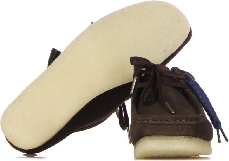 Clarks Donkerbruine Suède Heren Mocassin Schoen Brown Heren