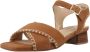 Clarks Elegant Cross Strap High Heel Sandals Brown Dames - Thumbnail 4