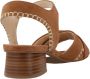 Clarks Elegant Cross Strap High Heel Sandals Brown Dames - Thumbnail 6