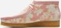 Clarks Roze Bloemen Wallabee Laarzen Bruin Dames - Thumbnail 2