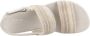 Clarks Stijlvolle Platte Sandalen Beige Dames - Thumbnail 12