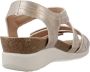 Clarks Stijlvolle Platte Sandalen Beige Dames - Thumbnail 4