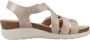 Clarks Flat Sandals Beige Dames - Thumbnail 4