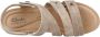 Clarks Stijlvolle Platte Sandalen Beige Dames - Thumbnail 8
