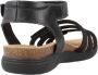 Clarks Comfortabele platte sandalen voor vrouwen Black Dames - Thumbnail 4