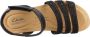 Clarks Comfortabele platte sandalen voor vrouwen Black Dames - Thumbnail 7