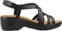 Clarks Flat Sandals Black Dames - Thumbnail 4