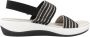 Clarks Stijlvolle Platte Sandalen Black Dames - Thumbnail 5