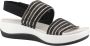 Clarks Stijlvolle Platte Sandalen Black Dames - Thumbnail 6