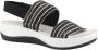 Clarks Flat Sandals Black Dames - Thumbnail 5