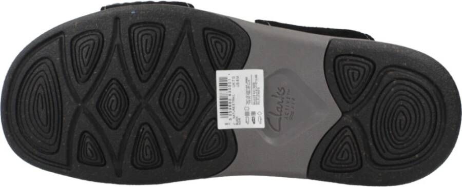 Clarks Nature 5 Trail Platte Sandalen Black Heren