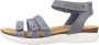 Clarks Stijlvolle Platte Sandalen voor Vrouwen Blue Dames - Thumbnail 5