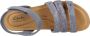 Clarks Stijlvolle Platte Sandalen voor Vrouwen Blue Dames - Thumbnail 9
