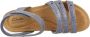 Clarks Stijlvolle Platte Sandalen voor Vrouwen Blue Dames - Thumbnail 9