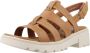 Clarks Stijlvolle Platte Sandalen Brown Dames - Thumbnail 3