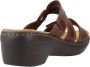 Clarks Koraal platte sandalen Brown Dames - Thumbnail 6