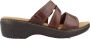 Clarks Koraal platte sandalen Brown Dames - Thumbnail 4