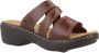 Clarks Koraal platte sandalen Brown Dames - Thumbnail 5