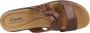 Clarks Koraal platte sandalen Brown Dames - Thumbnail 10