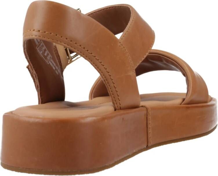 Clarks Flat Sandals Brown Dames