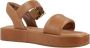 Clarks Alda Strap Platte Sandalen Brown Dames - Thumbnail 7