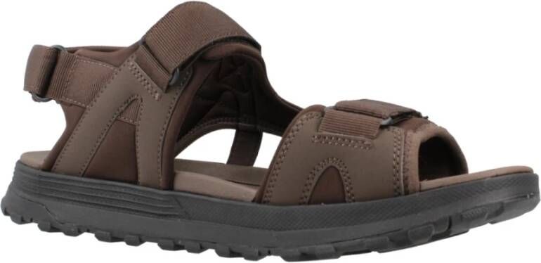 Clarks Heren Zomer Platte Sandalen Brown Heren