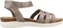 Clarks Flat Sandals Gray Dames - Thumbnail 4