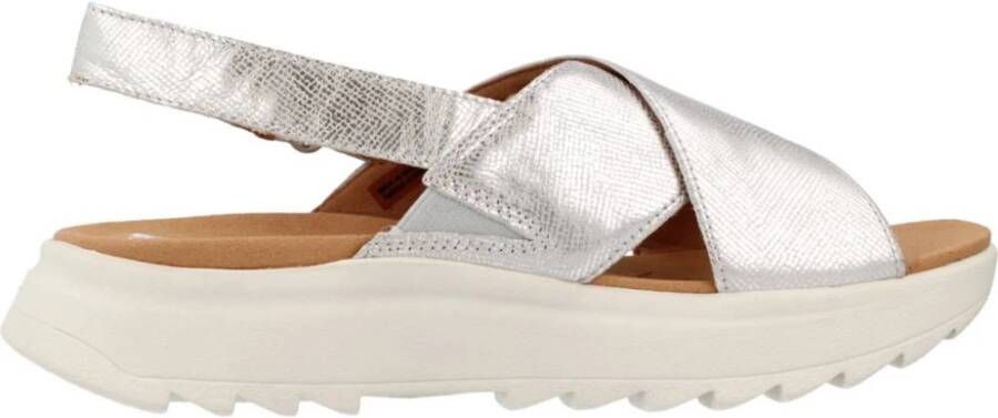 Clarks Zomer Platte Sandalen Vrouwen Gray Dames