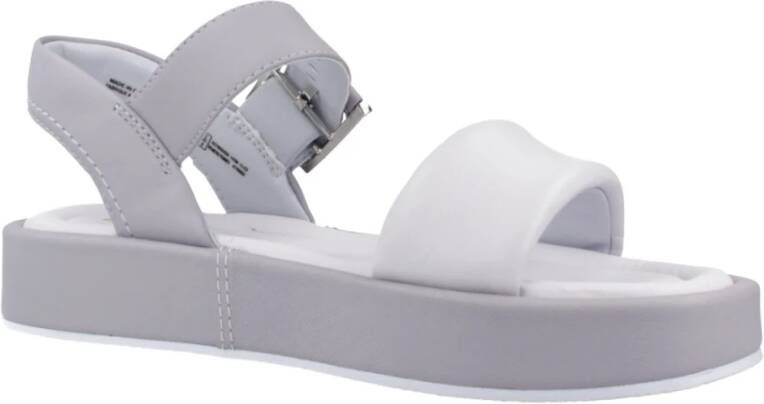 Clarks Flat Sandals Gray Dames