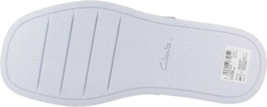 Clarks Flat Sandals Gray Dames