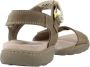 Clarks Stijlvolle platte sandalen voor vrouwen Green Dames - Thumbnail 4