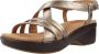 Clarks Stijlvolle Platte Sandalen voor Vrouwen Multicolor Dames - Thumbnail 3