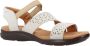 Clarks Flat Sandals White Dames - Thumbnail 5