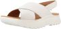Clarks Zomer Platte Sandalen Vrouwen White Dames - Thumbnail 7