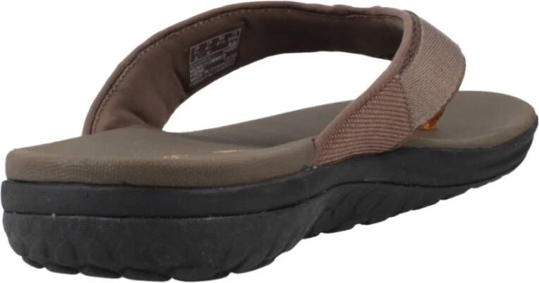 Clarks Flip Flops Brown Heren