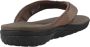 Clarks Stijlvolle Zomer Flip Flops Brown Heren - Thumbnail 4